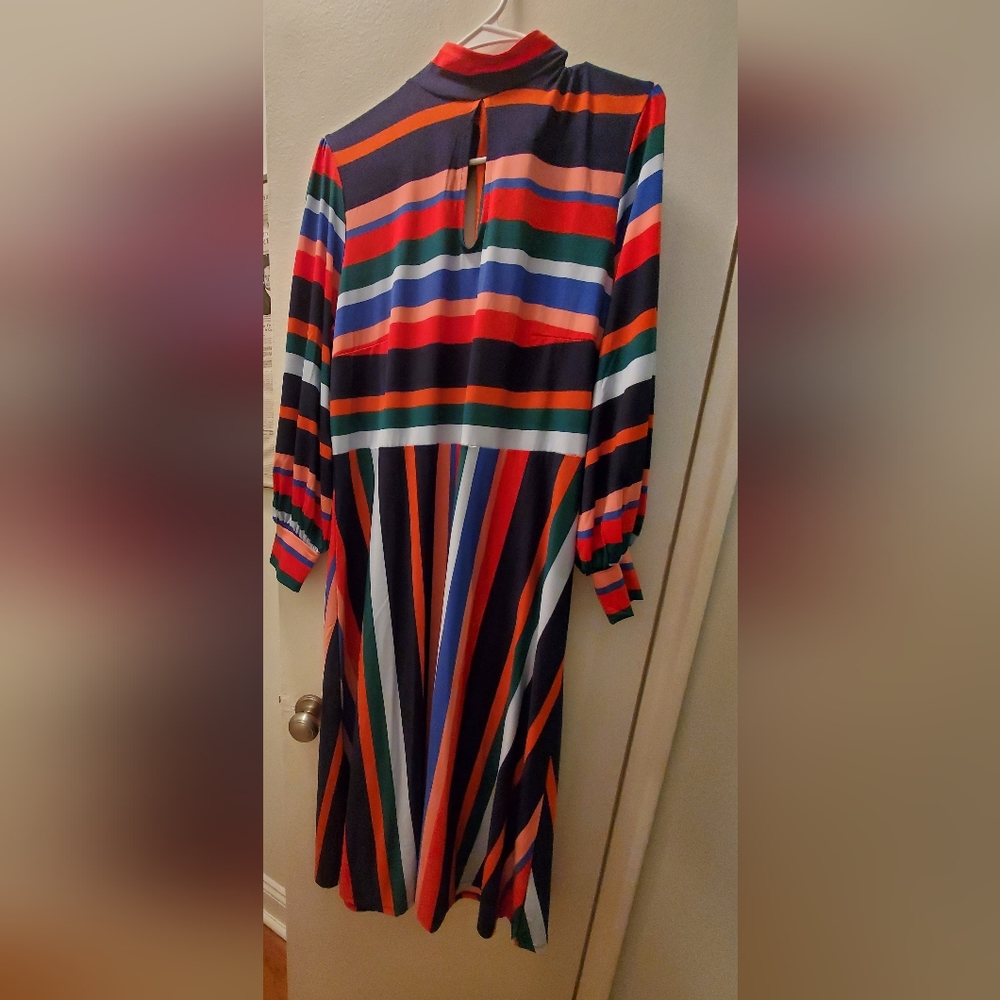 Eloquii A-line puff sleeve dress